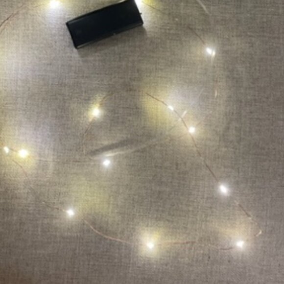 Warm Copper Wire LED String Lights - Picture 3 of 4